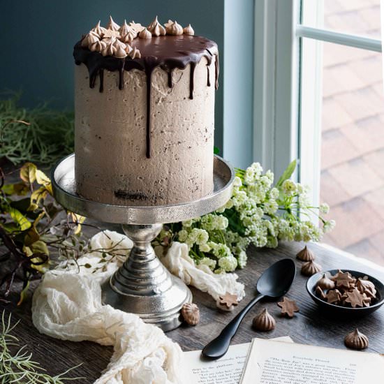 Chocolate Swiss Meringue - Recipe photo by pepperdelight
