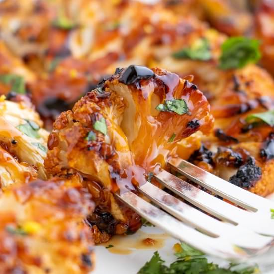Grilled Teriyaki Cauliflower - Recipe photo by plant.well