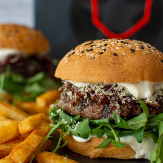 Wagyu Beef Burger - Recipe photo by AnotherFoodBlogger