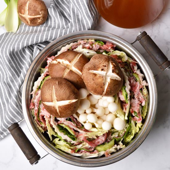 Mille-Feuille Nabe - Recipe photo by Jaja Bakes