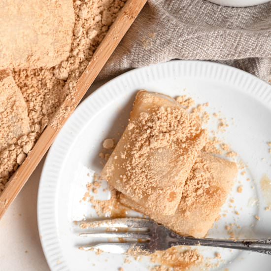 Roasted Soybean Mochi - Recipe photo by catherine.desserts