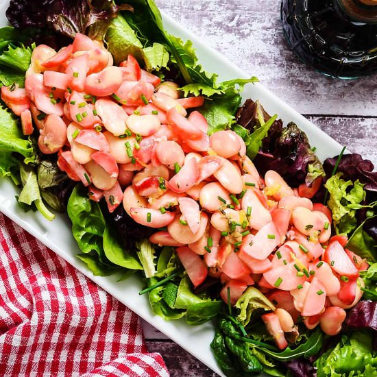 Vegan Butter Bean & Radish Salad - Recipe photo by Especially Vegan