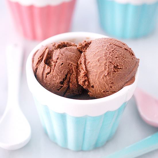 Chocolate gelato - Recipe photo by evabakes
