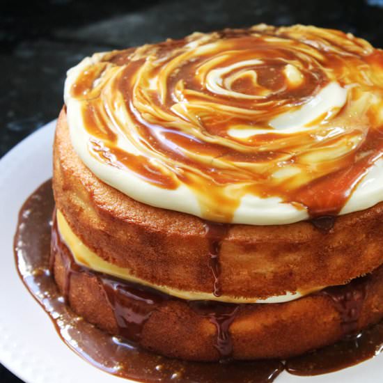 Caramel cake - Recipe photo by hornoMX