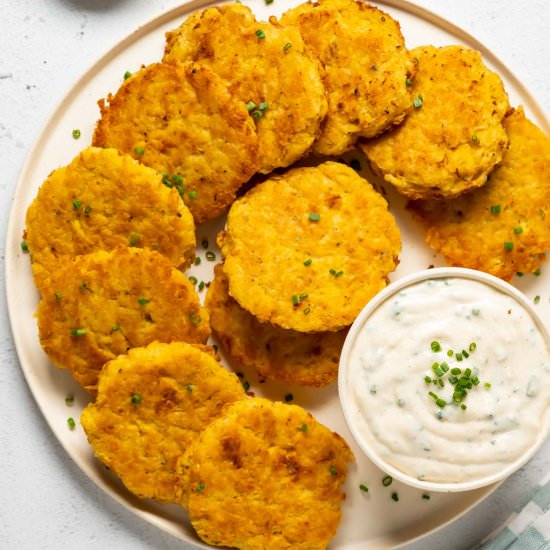Potato Fritters - Recipe photo by gimmethatflavor