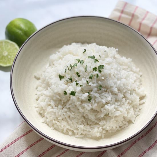 Coconut and Lime Rice - Recipe photo by jonnakeohane