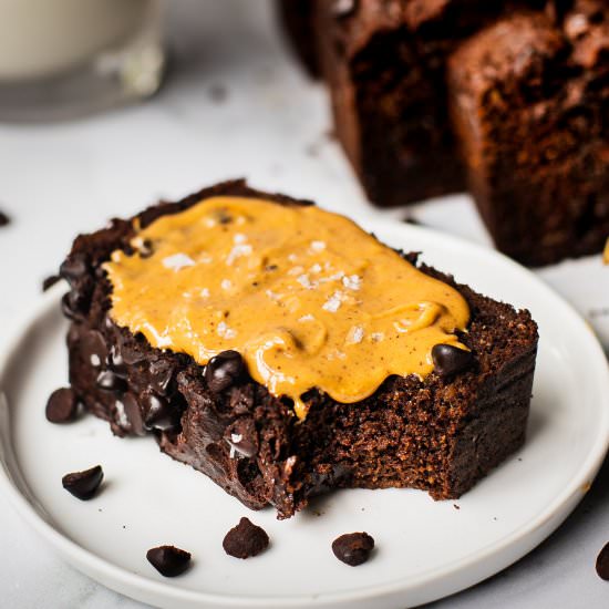 Healthy Chocolate Banana Bread - Recipe photo by Shuangys Kitchensink