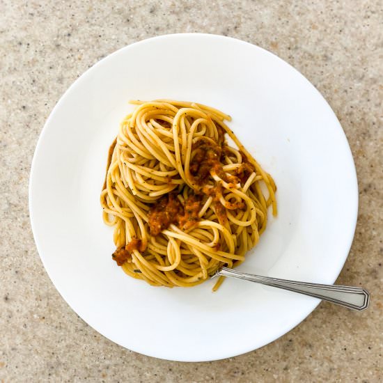 Sicilian Pesto - Recipe photo by Lisa G Cooks