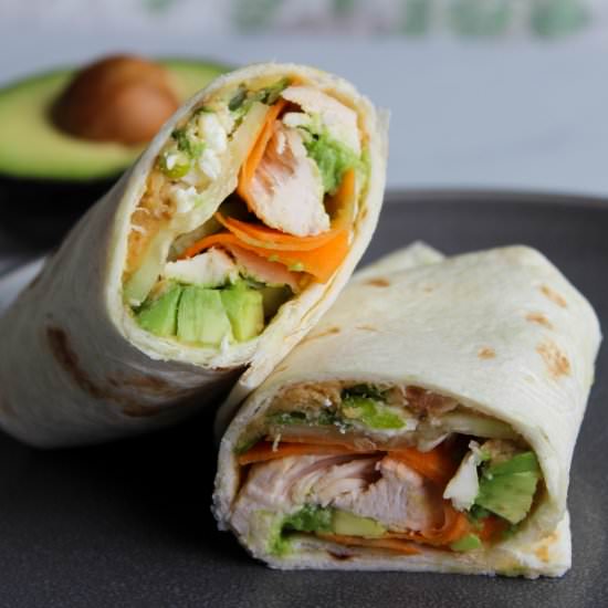 Mediterranean Chicken Wrap - Recipe photo by savorytosweetfood