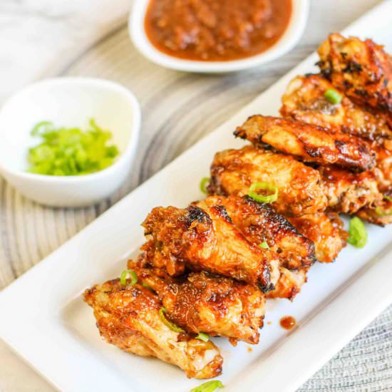 Air Fryer Hawaiian BBQ Chicken Wing - Recipe photo by hawaiitravelwithkids