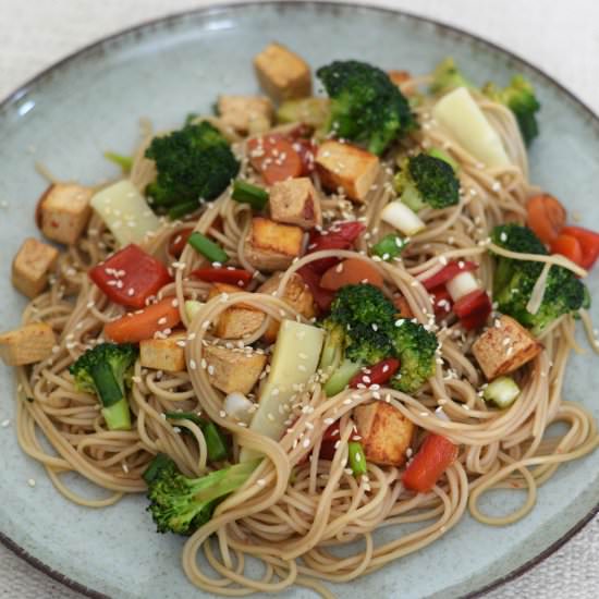 Tofu Veggie Noodles - Recipe photo by mariateodorastefan