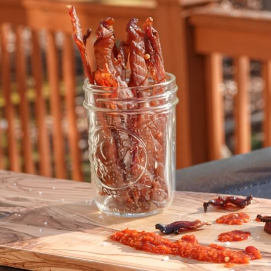 Chicken jerky - Recipe photo by Jerkyholic