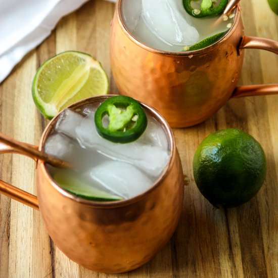 Mexican Mule Cocktail - Recipe photo by the food blog
