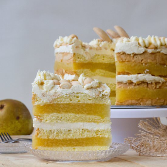 Pear cake - Recipe photo by mecooks.com