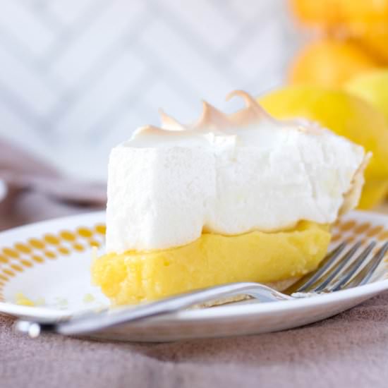 Lemon Meringue Pie - Recipe photo by Bakes and Blunders