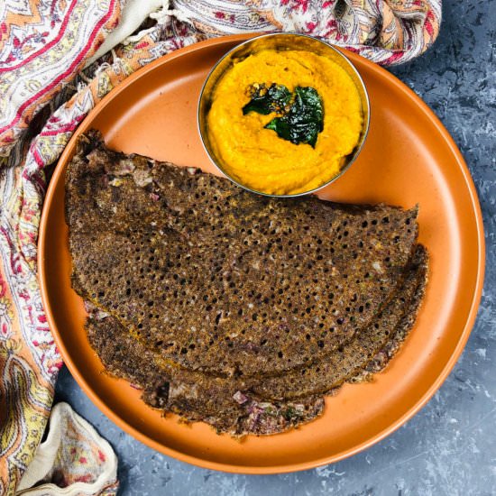 ragi dosa - Recipe photo by spicytamarind