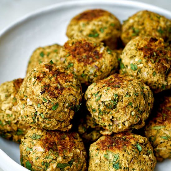 Baked Falafel - Recipe photo by proportionalplate
