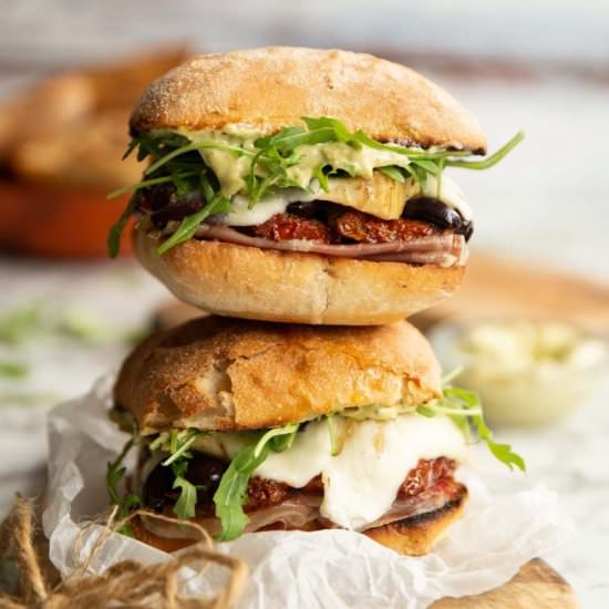 Antipasto Sandwich - Recipe photo by somethingaboutsandwiches