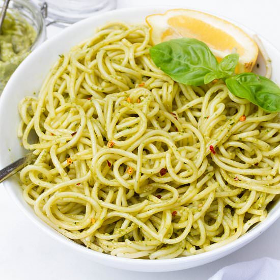 Creamy Avocado Pasta - Recipe photo by dailydish