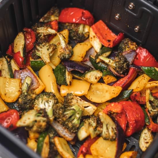 Air Fryer Vegetables - Recipe photo by Thedinnerbite