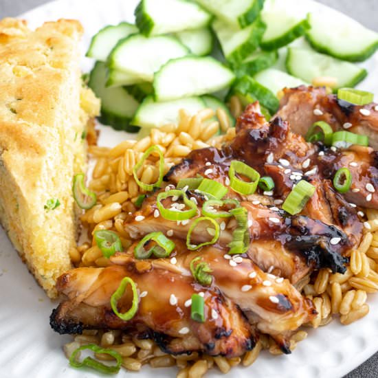 Teriyaki Grilled Chicken - Recipe photo by Aredspatula