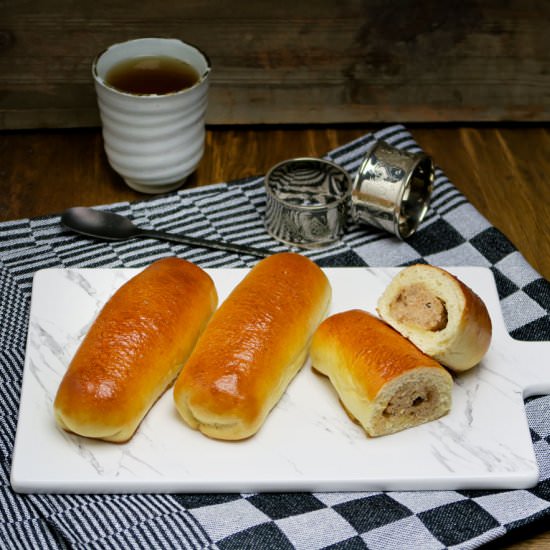 Spicy spelt flour sausage rolls - Recipe photo by Culinaire bagage