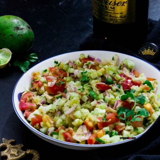 Indian style Green Mango Salad - Recipe photo by speakingaloud