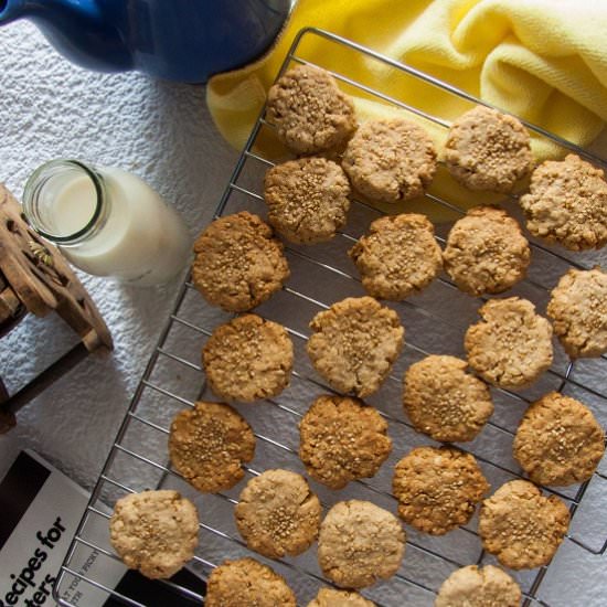 Eggless Oatmeal Cookies Recipe - Recipe photo by Puja