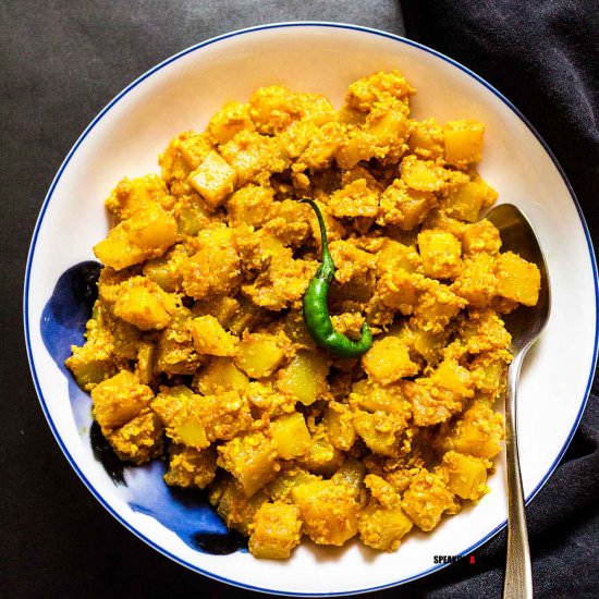 Aloo Posto - Recipe photo by speakingaloud