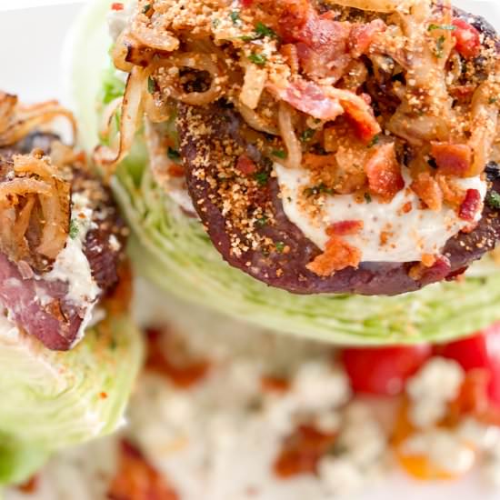 Steakhouse Wedge Salad - Recipe photo by Nictastingspoon