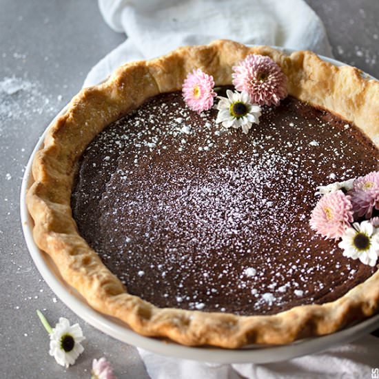 Mexican Chocolate Pie - Recipe photo by URBANBAKES