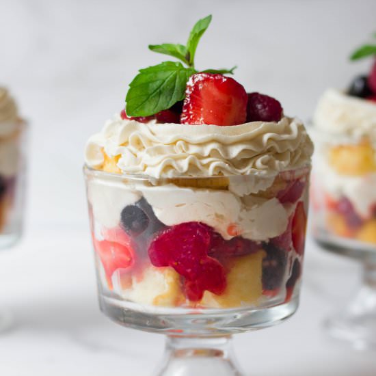 Summer Berry Trifle - Recipe photo by Gday Souffle