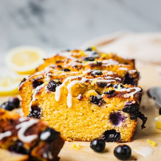 Healthy Blueberry Lemon Bread - Recipe photo by Shuangys Kitchensink