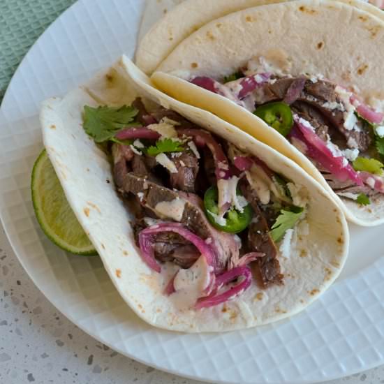 Carne Asada Street Tacos - Recipe photo by Small Town Woman