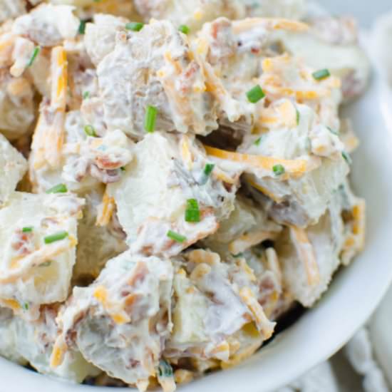 Baked Potato Salad - Recipe photo by fakeginger
