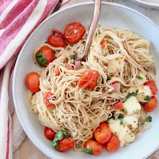 Caprese Pasta - Recipe photo by Whitney Bond