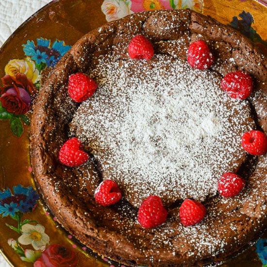 Gluten Free Chocolate Fudge Torte - Recipe photo by thisishowicook