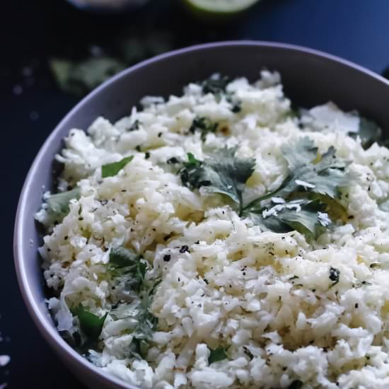 Cilantro Lime Cauliflower Rice - Recipe photo by lesyaholzapfel