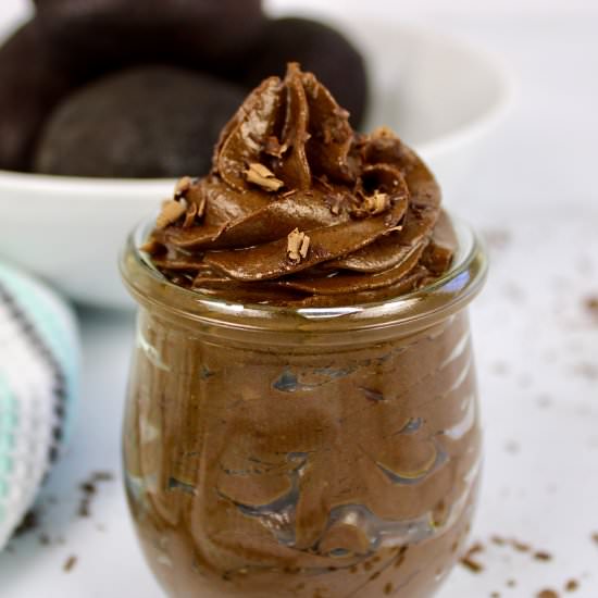 Keto Chocolate Avocado Mousse - Recipe photo by Keto Cooking Christian