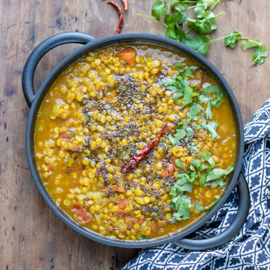 Dal Tadka Curry - Recipe photo by veggie desserts