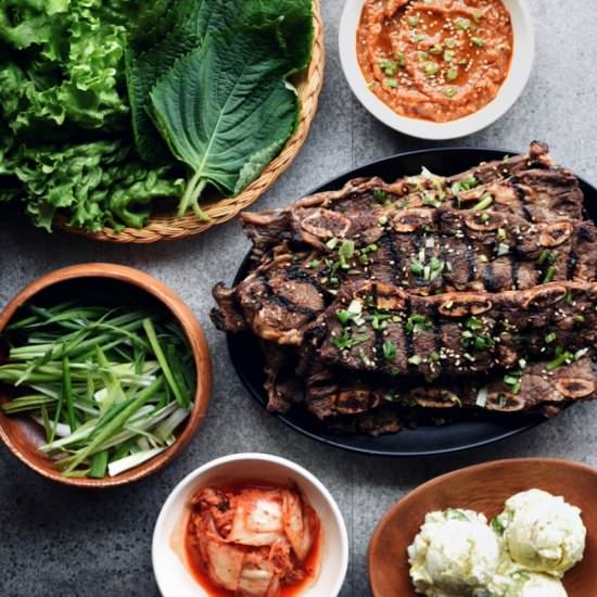 Korean BBQ Short Ribs AKA LA Galbi - Recipe photo by thesubversivetable