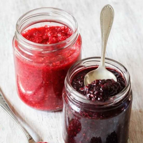 Chia Seed Fruit Jam Recipe - Recipe photo by Everything Pretty