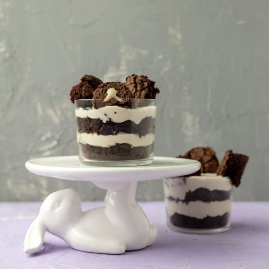 Brownie Parfait - Recipe photo by vegandollhouse
