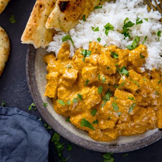 Easy Chicken Korma - Recipe photo by KitchenSanctuary