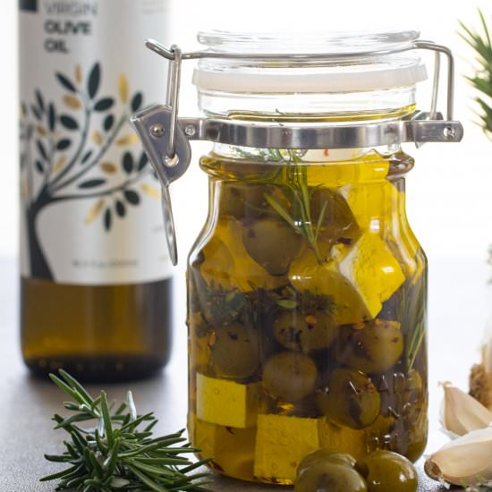 Marinated Feta - Recipe photo by Aredspatula