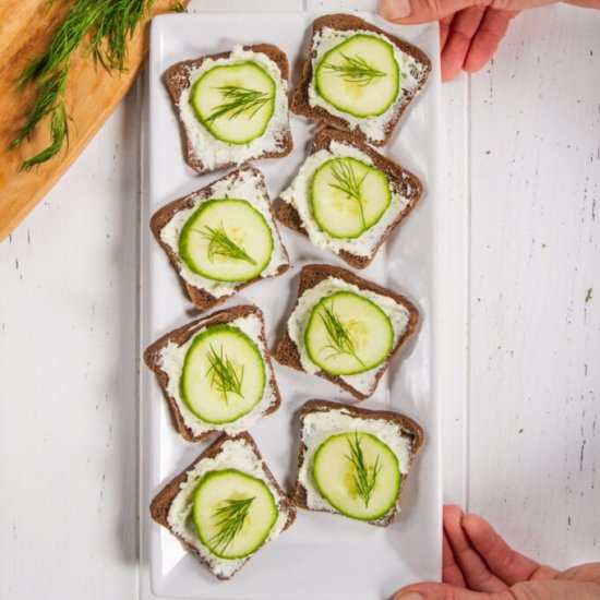 Cucumber Sandwiches - Recipe photo by Sweetphi