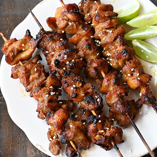 Thai Coconut Grilled Chicken - Recipe photo by Savory Bites