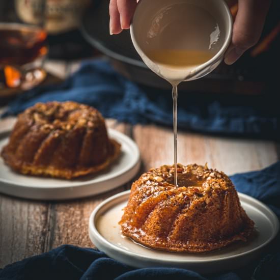 Brown Butter and Pecan Rum Cake - Recipe photo by cookingwithwineblog