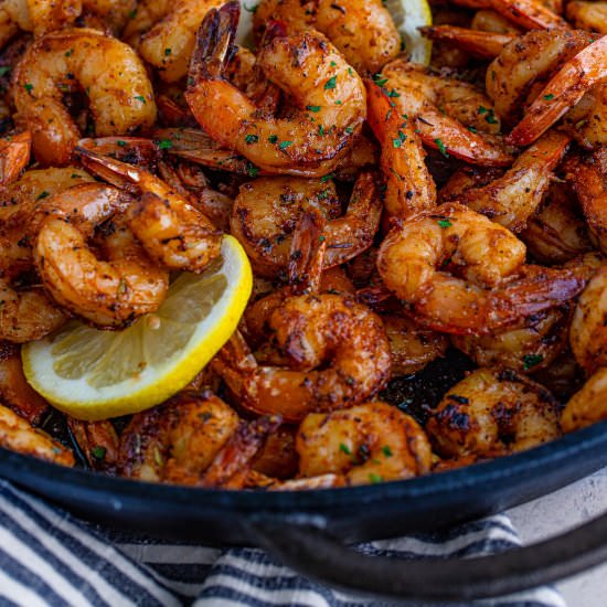 Blackened Shrimp On The Grill - Recipe photo by BBQing With The Nolands