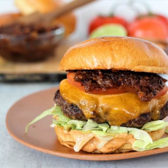 Bacon Jam Burgers - Recipe photo by waystomyheart